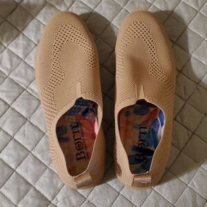 BØRN Hand Crafted Footwear Beige Knit Slip-on Men’s Shoe Size 8m
